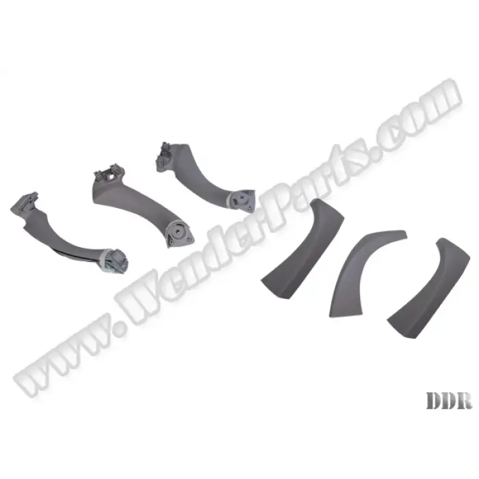 Kapı Tutamak Seti E90+LCI Ön&Arka; Gri Kaplamalı