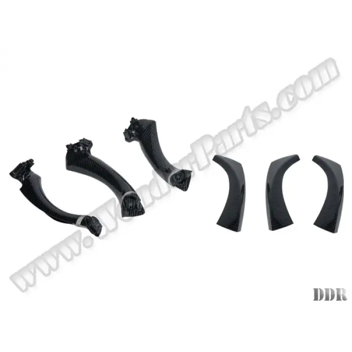 Kapı Tutamak Seti E90+LCI Ön&Arka; Karbon Kaplamalı