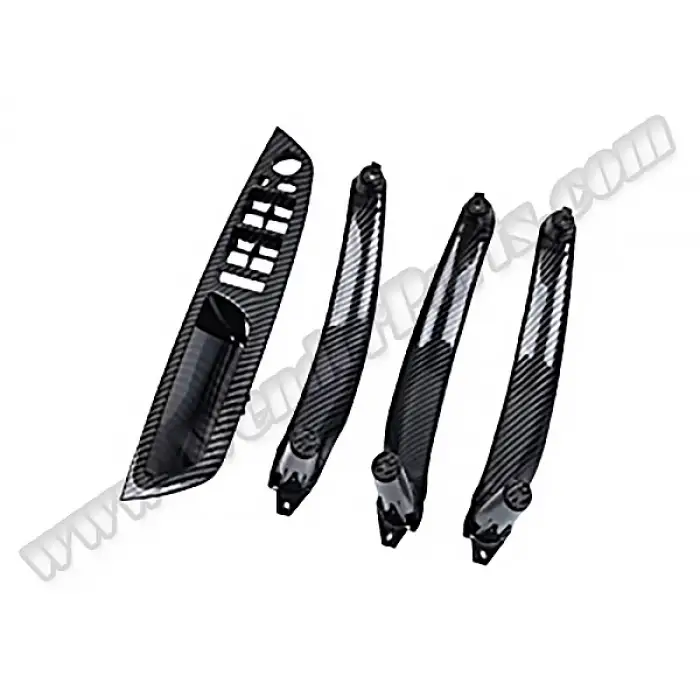 Kapı Tutamak Seti X5:E70+LCI X6:E71 Ön&Arka; Karbon
