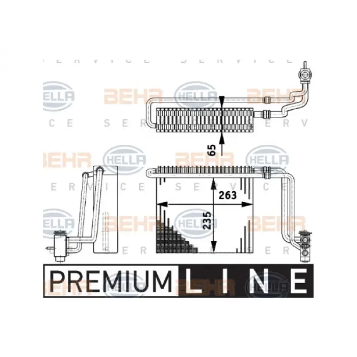 Klima Evaporatörü Vito639 2004-07