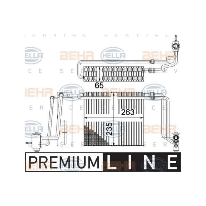 Klima Evaporatörü Vito639 2008-13