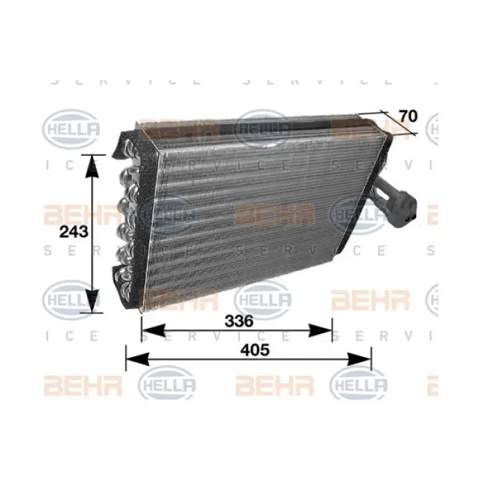 Klima Evaporatörü W202