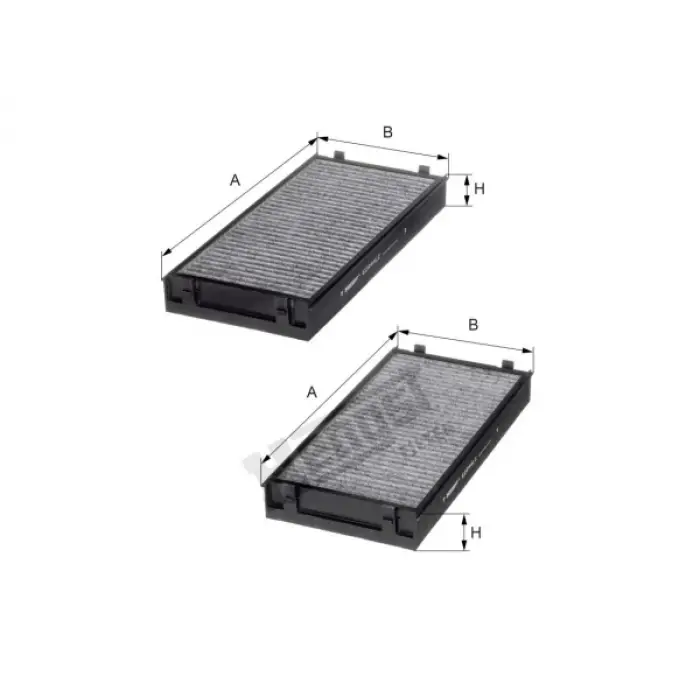 Klima Filtresi X5:E70 X6:E71 Set Karbonlu
