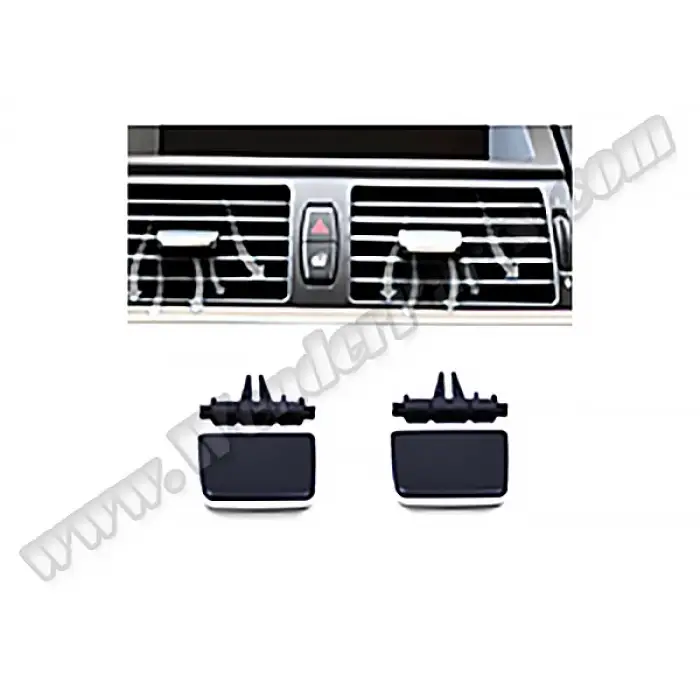 Klima/Kalorifer Izgara Kulpu X5:E70 X6:E71 Set:2ad Ön Siyah