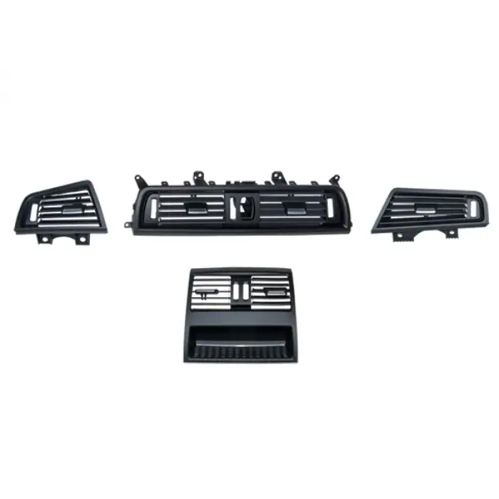 Klima/Kalorifer Izgarası F10+LCI Set:4ad Ön+Arka Siyah