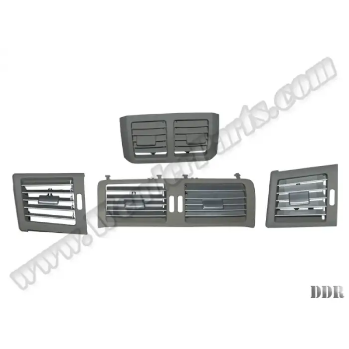 Klima/Kalorifer Izgarası W251 Set:4ad Ön/Arka Nikelajlı Gri 2010-13