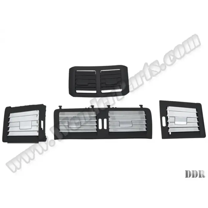 Klima/Kalorifer Izgarası W251 Set:4ad Ön/Arka Nikelajlı Siyah 2010-13