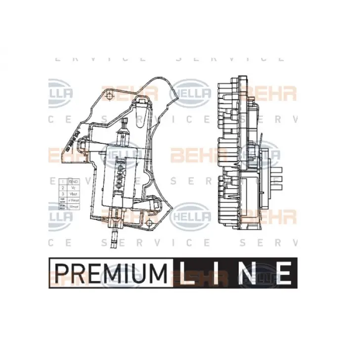 Klima/Kalorifer Rezistansı W202 W210 1997-00