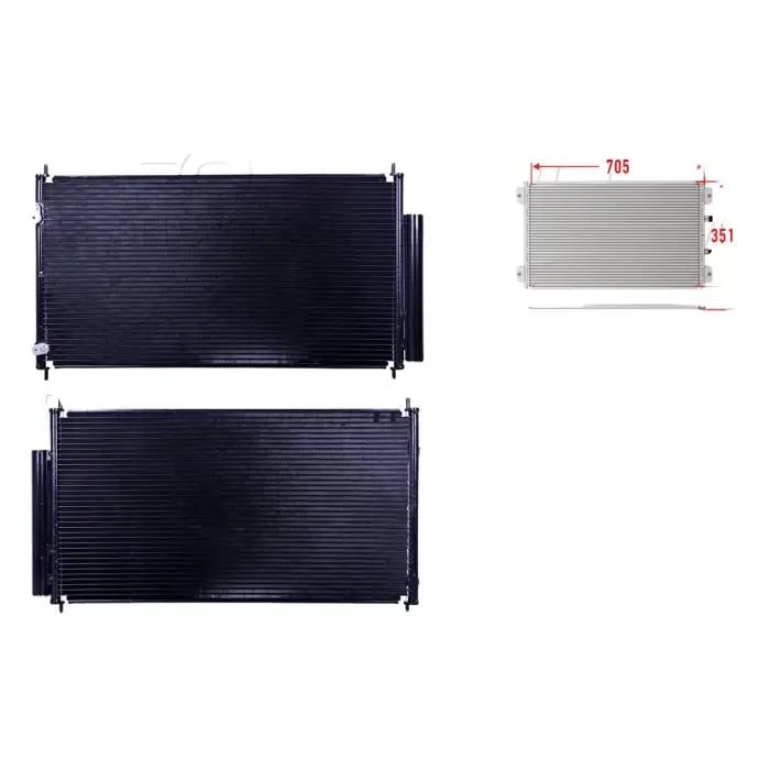 Honda Civic Hb 1.4 Benzin 1.6 Dizel 12 Ve Sonrası Uyumlu Klima Radyatörü 80110 TV0 E01 Wisco