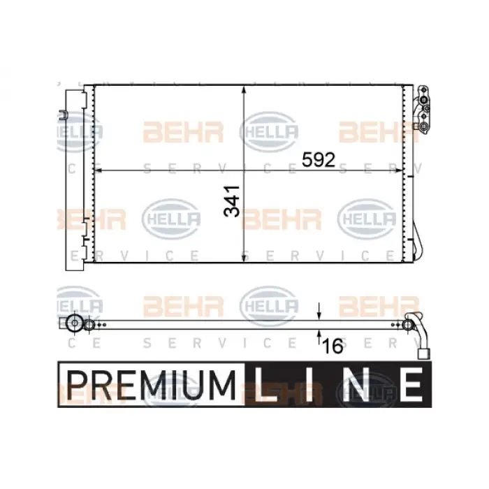 Klima Radyatörü E87 E90 Dizel