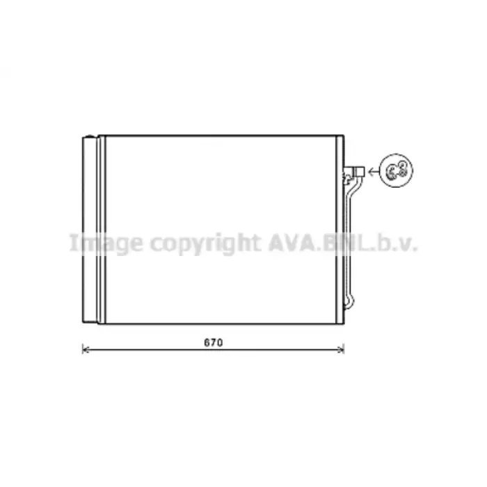 Klima Radyatörü F10 F01 Benzin