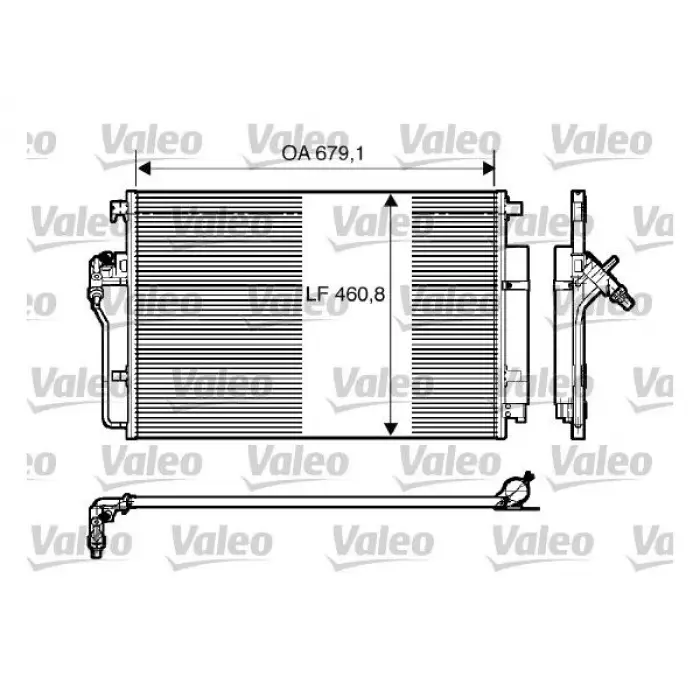 Klima Radyatörü Spr906 [OM642 OM646 OM651]