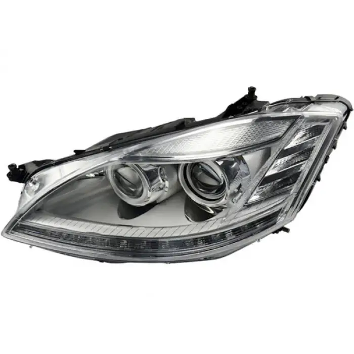 Komple Far W221 Sol AHL-Xenon; Tek Sıra 6lı Soket Gece Görüş Asist. 2011-13
