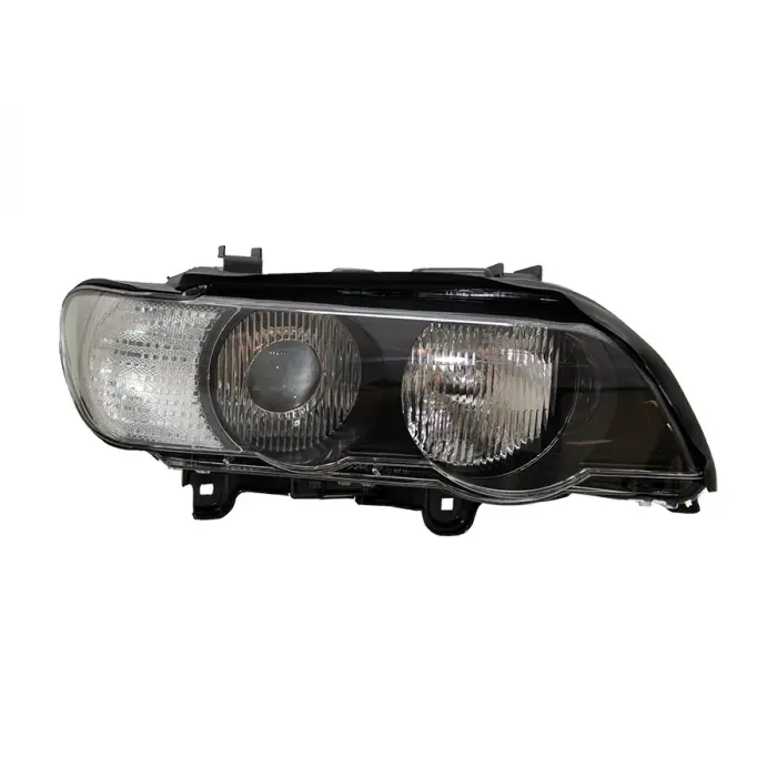 Komple Far X5:E53 Sağ; Siyah Beyaz Sinyal Xenon 2000-03