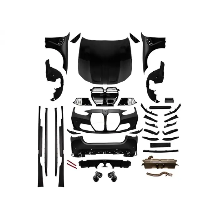 Komple Gövde Kiti G22 00-00-YandanÇıkış, Mrşp-li, Panj-lu, Egz.Uçlu, Kaput/Çamurluk -///M4 (G82) STYLE- 2019-21