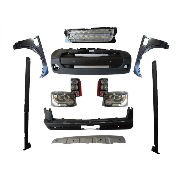 Komple Gövde Kiti Range Rover Discovery [LR3 DONUSUM=>LR4 2010-14] PDCli:Ön/Arka,Mrşp-li,Panj-lu, Egz.Uçlu, Çamurluk, Far/Stop/Sisli