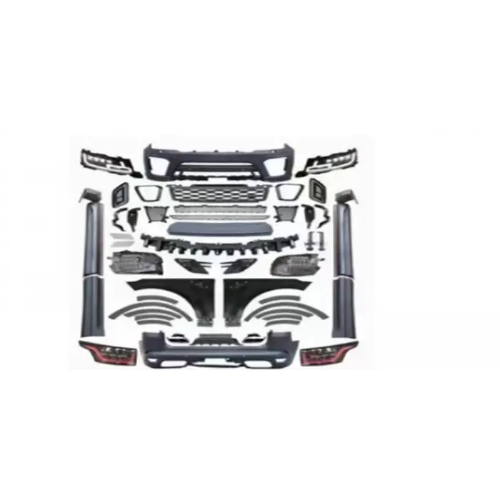 Komple Gövde Kiti Range Rover Sport [2013-2017 DONUSUM=> 2018-22 SVR ] PDCli:Ön/Arka, Mrşp-li, Panj-lu, Egz.Uçlu,Çamurluk, Far/Stop