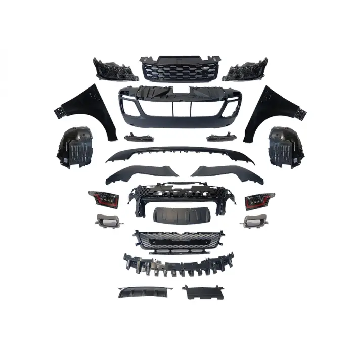 Komple Gövde Kiti Range Rover Sport [2014-2017 DONUSUM=> 2018-22 OEM ARAÇ ] PDCli:Ön/Arka,Panj-lu, Egz.Uçlu,Çamurluk, Far/Stop/Sisli