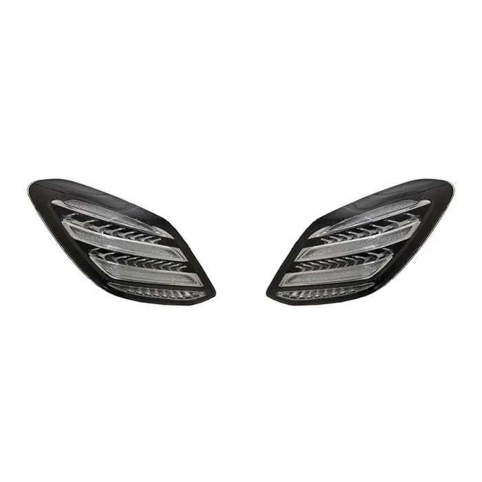 Komple Stop W205 Set [MODIFIYE: 2019-21] Füme Kayar LED 2014-18