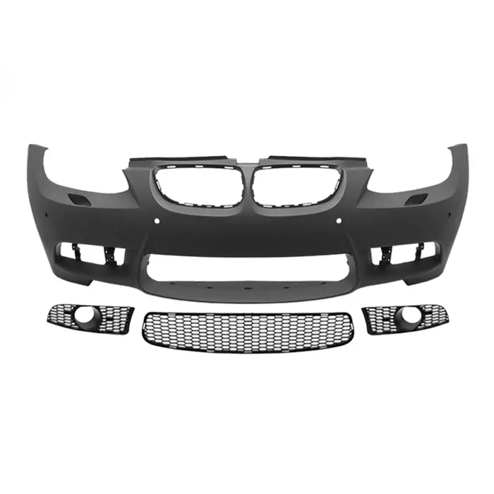 BMW E92 2006-2009 E93 Komple Tampon Ön Far Yıkamalı SİS Delikli STYLE B A51118043958R2 Wender