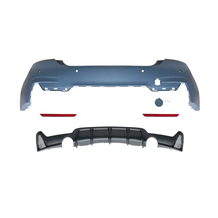 Komple Tampon F32+LCI F36+LCI Arka; PDCli, <O-O> Egz.Çıkışlı -M-Tech- 2013-20