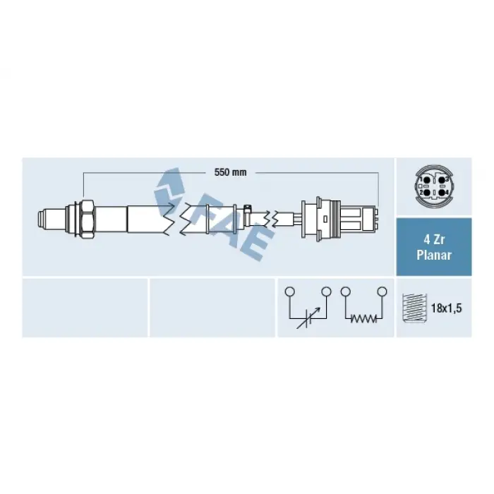 Lambda Sensörü E87 E90 X1:E84 X3:E83 X5:E70 [N52/N N53]