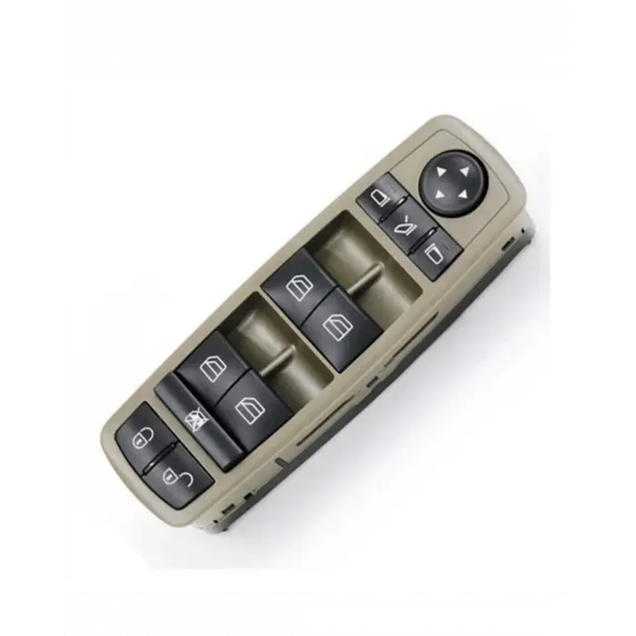 Mercedes Cam Düğmesi W169 W245 Ön Sol Bej; Katlamalı Ayna