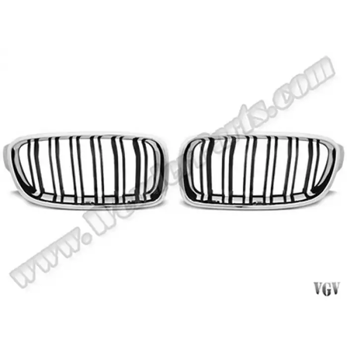 Panjur F30+LCI (Set) Krom/Siyah, Çift Çıtalı 2012-18