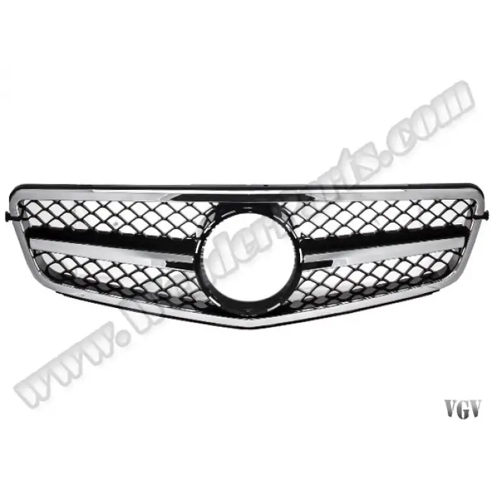 Panjur W204 Krom/Siyah, Krom Çerçeve -AMG C63- 2007-13