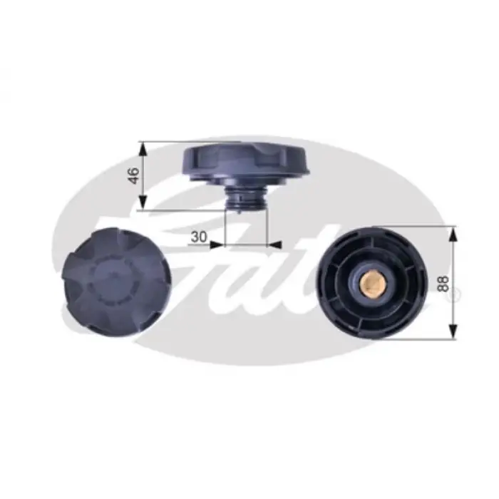 Radyatör Kapağı E87 E90 X1:E84 X5:E70 X6:E71 F20>X6:F16 1.4 Bar [M47/N M57/N N43>N57 N13 N20 N63]