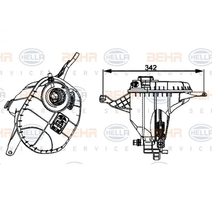 Radyatör Su Deposu F10 F01 [N52/N N53]