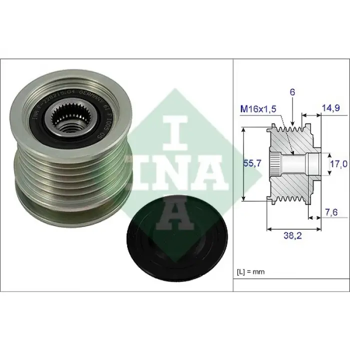Şarj Dinamo Kasnağı OM601 OM602 OM604>606 [W140 W202 W210 T1:208D>310D Spr901>904]
