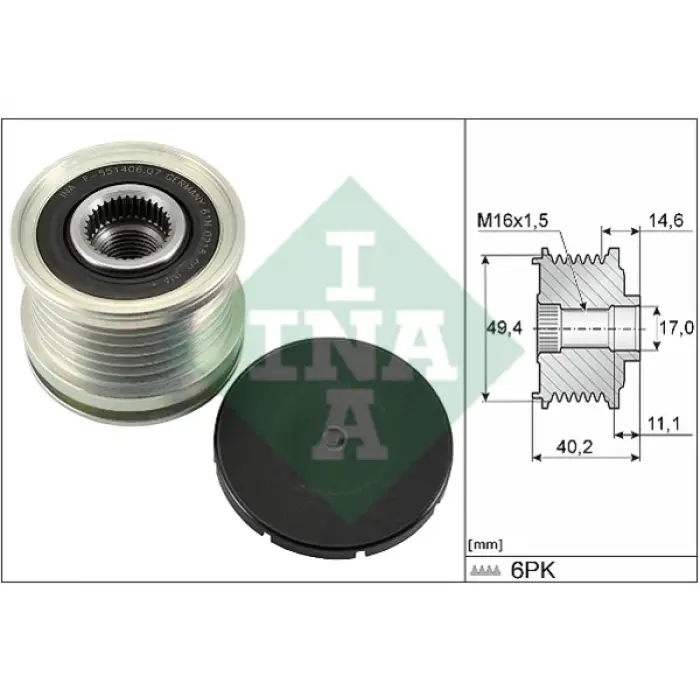 Şarj Dinamo Kasnağı - [VAG]