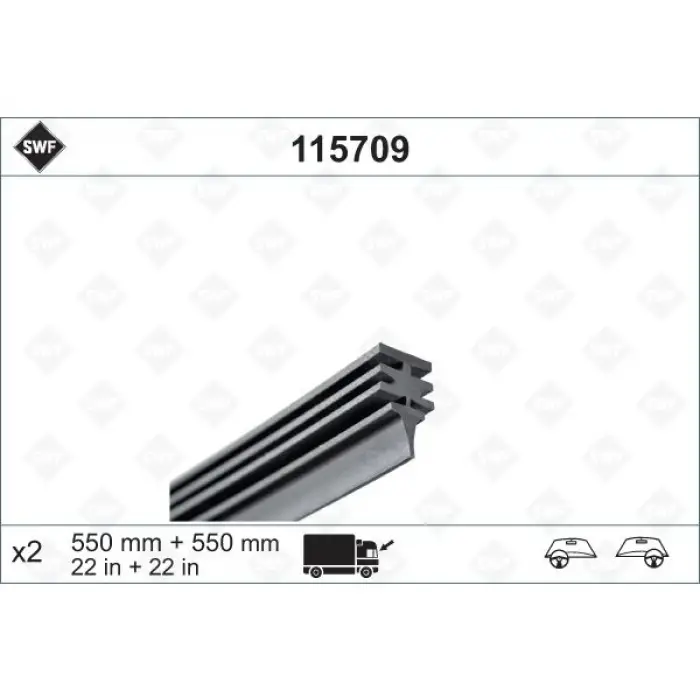 Silecek Lastiği Spr901>904 Ön 55cm