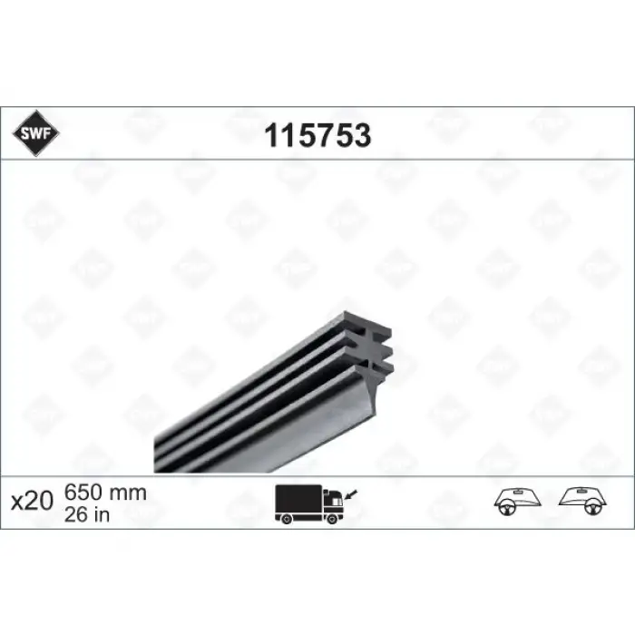 Silecek Lastiği W168 Vito638/639 - E39 Ön 65cm