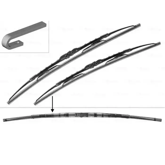 Silecek W203 Ön; Set 60/53cm