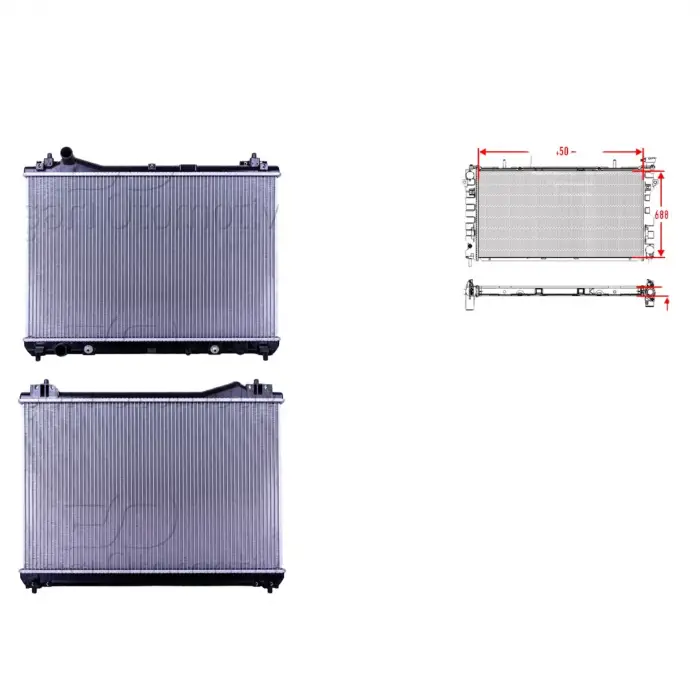 Suzuki Grand Vitara 2 (Jt) 2.0 2.4 05 15 Uyumlu Su Radyatörü Brazing At 17700 65J10 Wisco