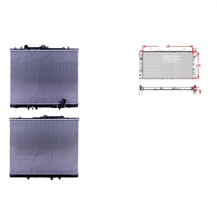 Su Radyatörü Brazing - MR571147 Wisco - Mitsubishi L200 (K7_T, K6_T, K5_T) 2.5 Td 01-07 Uyumlu