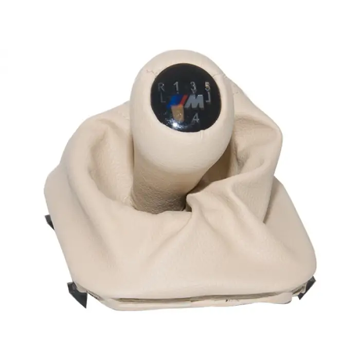 Topuzlu Vites Körüğü E30 -5 İleri- Man.Şanz; Bej Suni Deri Işıklı -///M- 1983-91