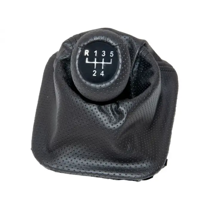 Topuzlu Vites Körüğü E30 -5 İleri- Man.Şanz; Siyah Noktalı Suni Deri 1983-91