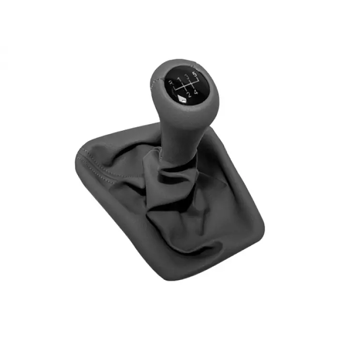 Topuzlu Vites Körüğü E36 -5 İleri- Man.Şanz; Gri Suni Deri Işıklı