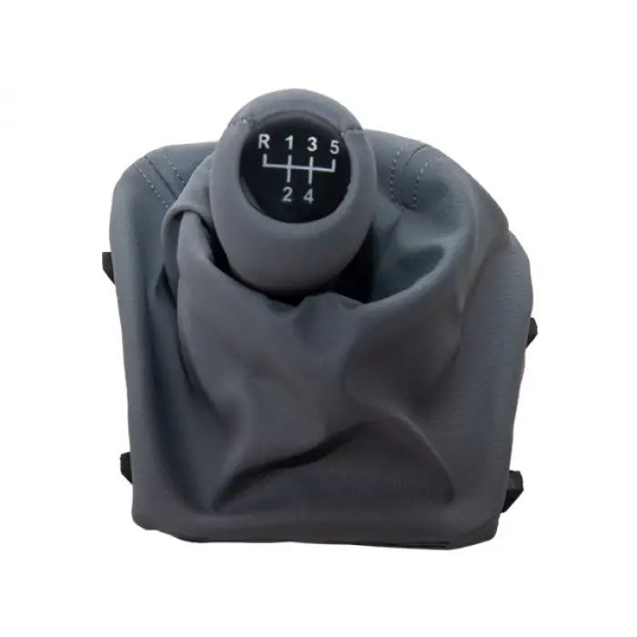 Topuzlu Vites Körüğü E36 -5 İleri- Man.Şanz; Gri Suni Deri -///M-