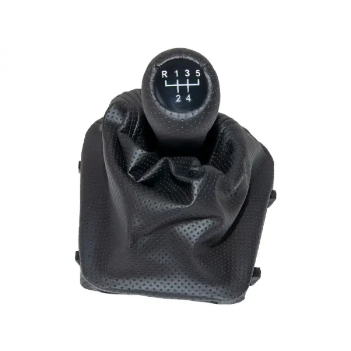 Topuzlu Vites Körüğü E36 -5 İleri- Man.Şanz; Siyah Noktalı Suni Deri -///M-