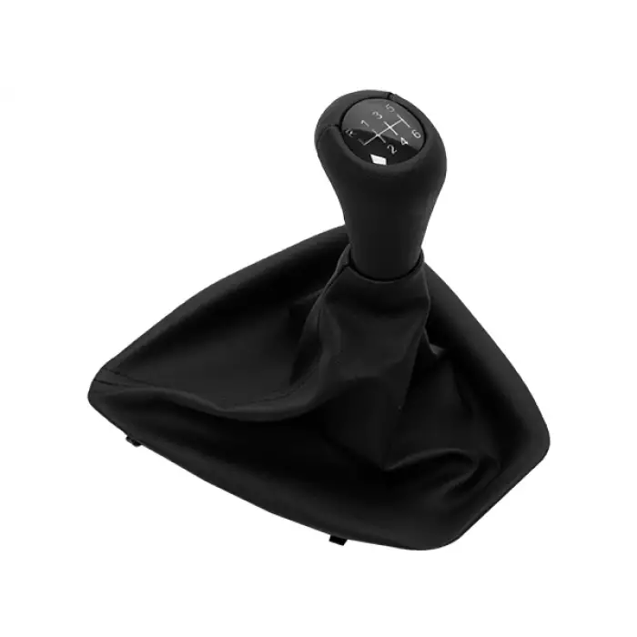 Topuzlu Vites Körüğü E90+LCI E92+LCI -6 İleri- Man.Şanz; Siyah Suni Deri Işıklı