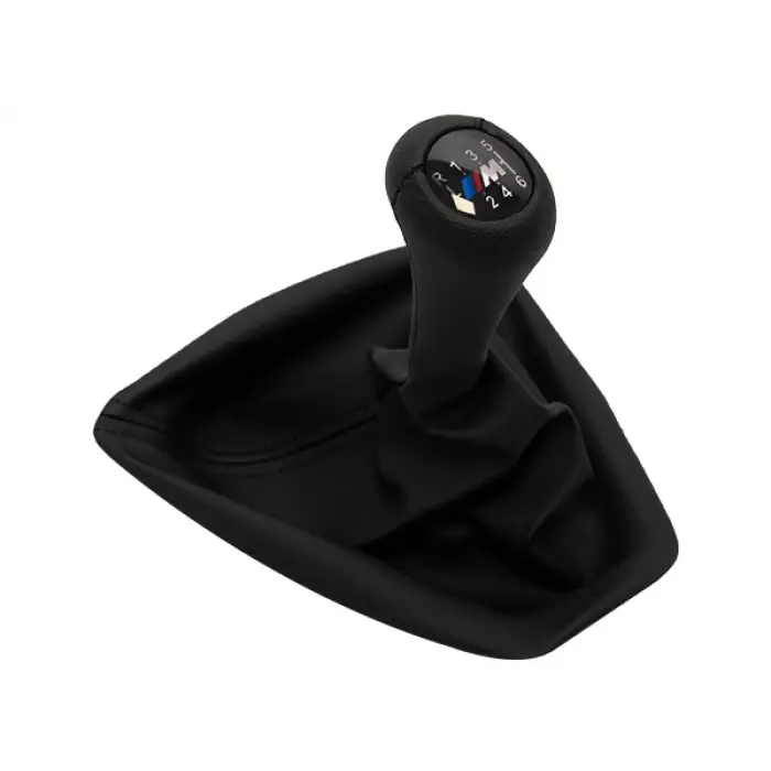 Topuzlu Vites Körüğü E90+LCI E92+LCI -6 İleri- Man.Şanz; Siyah Suni Deri Işıklı -///M-