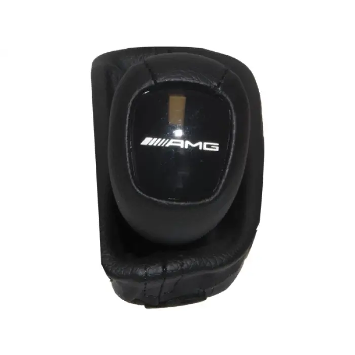 Topuzlu Vites Körüğü W203 Otm.Şanz; Siyah Suni Deri -AMG-