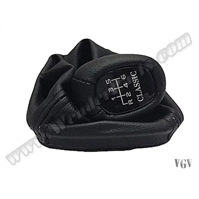 Topuzlu Vites Körüğü W210 -6 İleri- Man.Şanz Siyah -Cls-