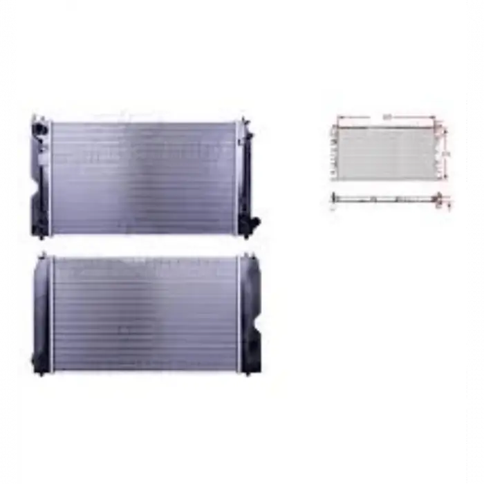 Toyota Corolla (E12) 1.4 04-06 Arası Uyumlu Su Radyatörü Brazıng Mt 622x378x26 3114156 00 WISCO