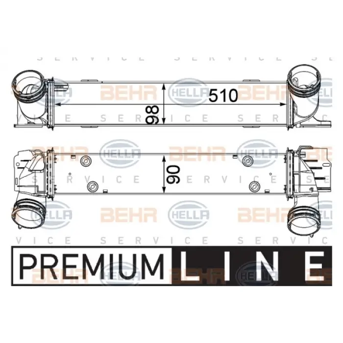 Turbo İnterkol Radyatörü E87 E90 X1:E84 [M47N2 N47]