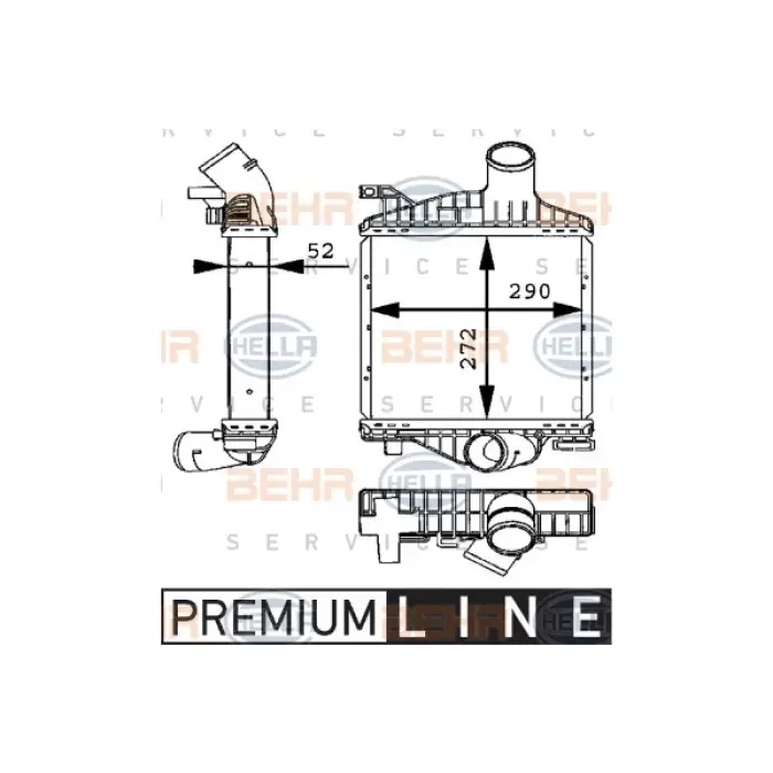 Turbo İnterkol Radyatörü Vito638 [OM601]